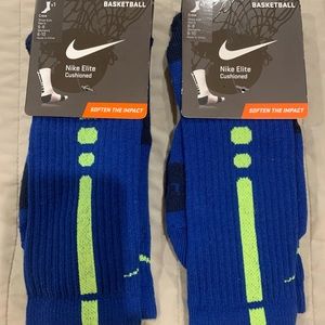 2 pair of Nike Elite socks. Mens M. New with tags